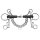 Sprenger Pelham Weichgummi Edelstahl rostfrei 18mm einfach gebrochen