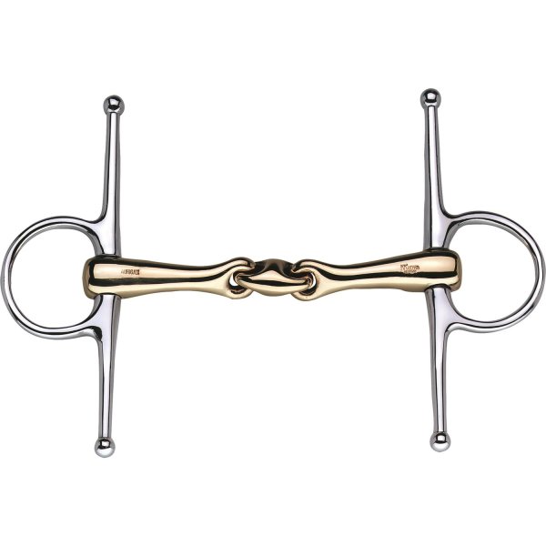 Sprenger KK Ultra Schenkeltrense Aurigan doppelt gebrochen 18mm