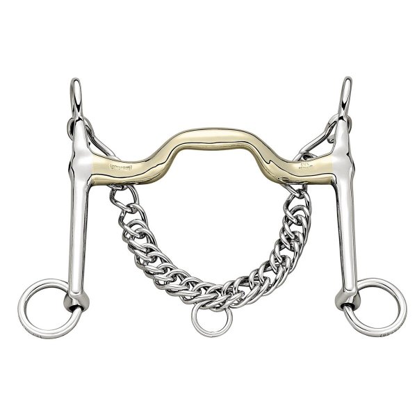 Sprenger KK Dressurkandare Sensogan Stange mit Zungenbogen 18mm / 7cm Unterzug