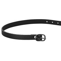 Sprenger Sporenriemen Leder Schwarz 45cm Black Series