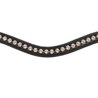Hans Melzer Stirnriemen Las Vegas schwarz mit...