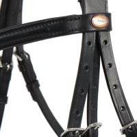 Hans Melzer Trense Bad Harzburg schwarz/silber