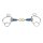 Trust Gebiss Sweet Iron 2,5-Ring Olivenkopftrense French Link Kupferplatte