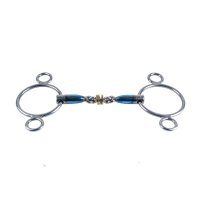 Trust Gebiss Sweet Iron 3-Ring Trense doppelt gebrochen...