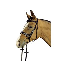Euroriding Trensen Kappzaum Leder Atlanta Natural Line