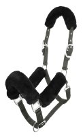 LeMieux Halfter Comfort Fleece Headcollar grey/black