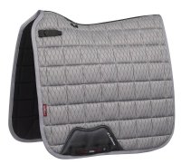 LeMieux Schabracke Carbon Mesh Air Dressage Square Grey