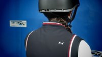 Helite Airbagweste Airshell-Prestige ohne Airbag blau/rot
