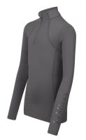 LeMieux Turniershirt Young Rider Base Layer Slate Grey