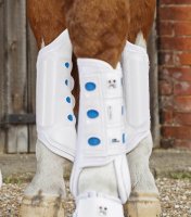 Premier Equine Gel&auml;ndegamaschen Original Air Cooled Hind wei&szlig;