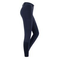 ELT Reithose Micro Sport Silikon High Waist nachtblau