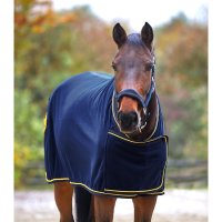 Waldhausen Fleece- & Sponsorendecke blau/gold