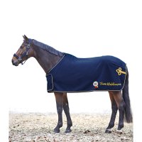 Waldhausen Fleece- &amp; Sponsorendecke blau/gold