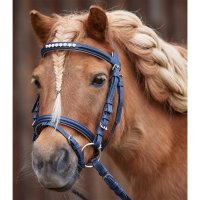 Waldhausen Trensenzaum Lucky Heart nachtblau