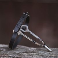 Sprenger Sporenriemen Biothane 45cm schwarz mit...