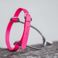 Sprenger Sporenriemen Biothane 45cm pink mit...
