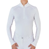 Busse Damen Turnier-Shirt Marbella Langarm wei&szlig;
