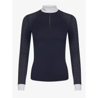 LeMieux Olivia Show Shirt Long Sleeve Navy