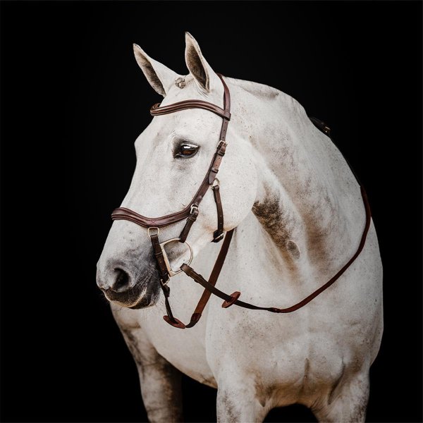 Horseware Micklem II Deluxe Competition Bridle Trense Dark Havana