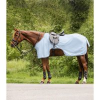Waldhausen Fliegenausreitdecke Protect hellblau/nachtblau
