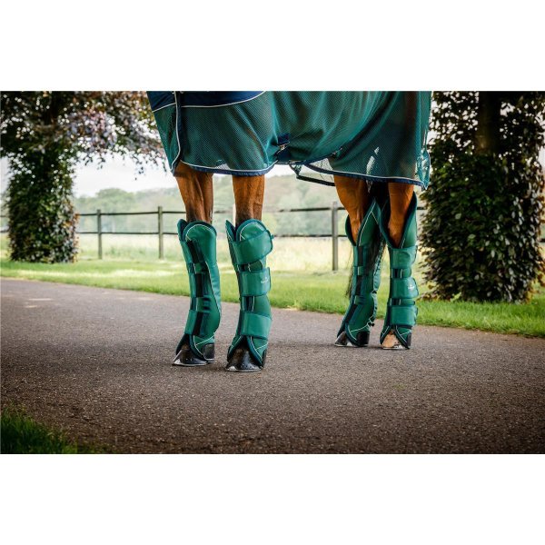 Horseware Signature Travel Boots Transportgamaschen Hunter Green