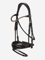 LeMieux Kudos Patent Dressage Bridle Brown