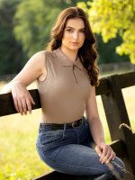 LeMieux Sleeveless Sport Polo Mink