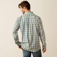 Ariat Herren Napa Shirt oil green check