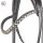 Otto Schumacher Trense Warendorf Feel Good schwarz - Reithalfter Comfort XS - Zierkeder silver shade +2277 silver night Gr. 2