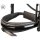 Otto Schumacher Trense Tokyo schwarz - Reithalfter Leeds 22 Lackleder Zierkeder lt. chrome