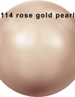OS Stirnriemen Rivoli XS (8 mm) Rose-gold-pearl