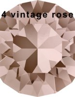 OS Stirnriemen Rivoli XS (8 mm) Vintage-rose