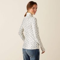 Ariat Lowell 3.0 1/4 Zip Baselayer Forest Horses